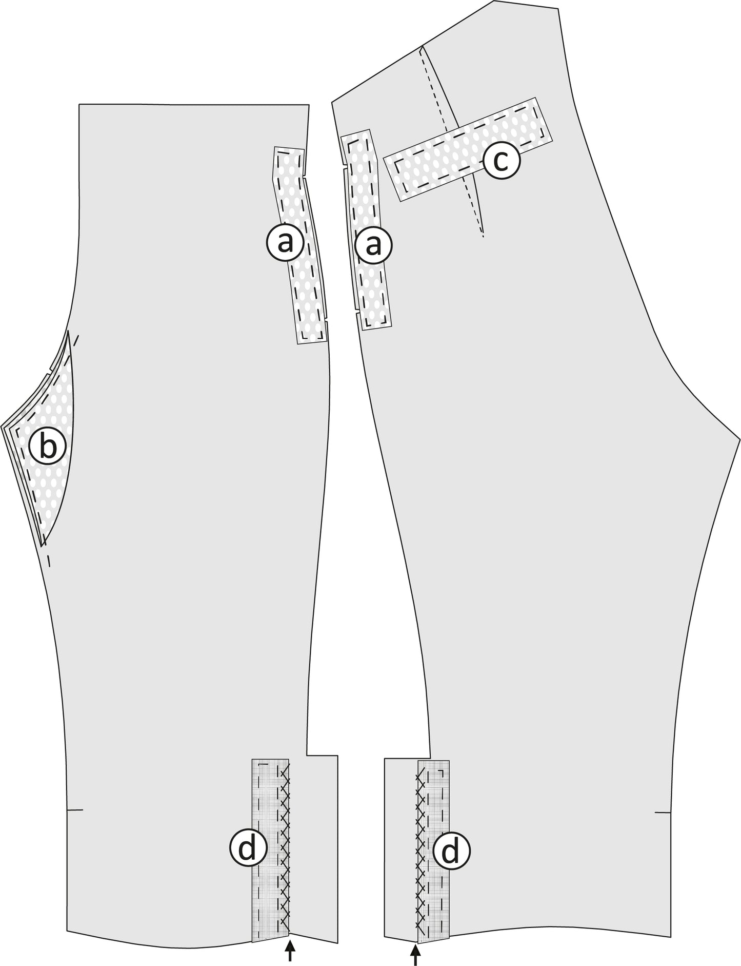 #0316 Edwardianische Herren Fahrradhose um 1890 Schnittmuster Größe EU 44-66 PDF Download