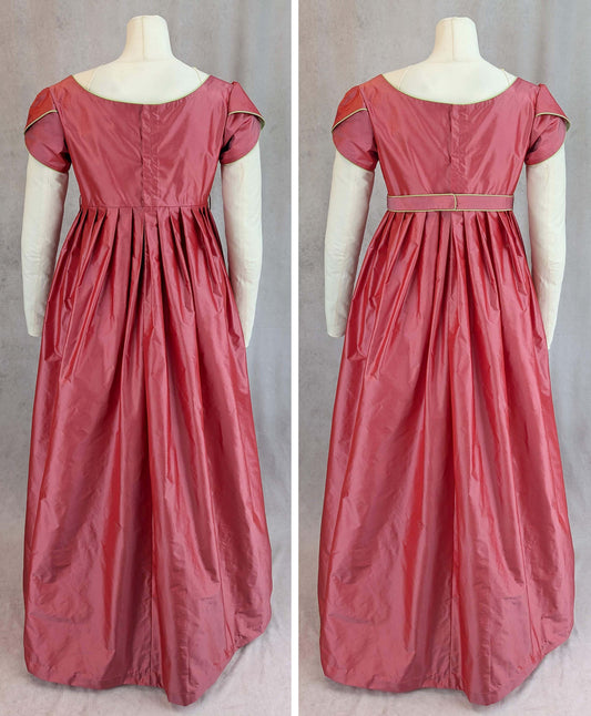 #0223 Regency dress with Tulip Sleeves Sewing Pattern Size US 8-30 (EU 34-56) Printed Pattern