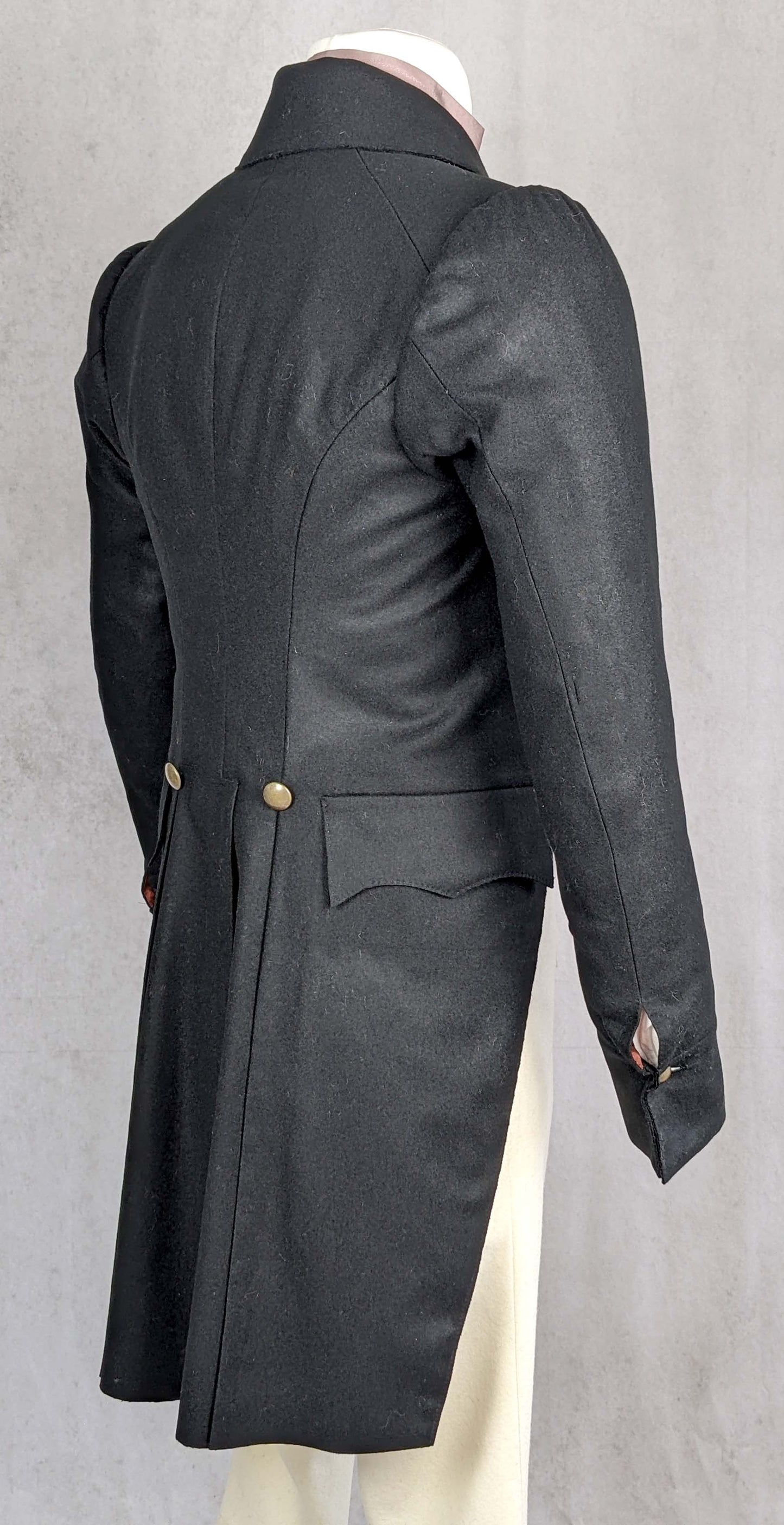 #0322 Empire Regency Mens Tailcoat from 1800 Sewing Pattern Size US 34-56 (EU 44-66) Paper Pattern