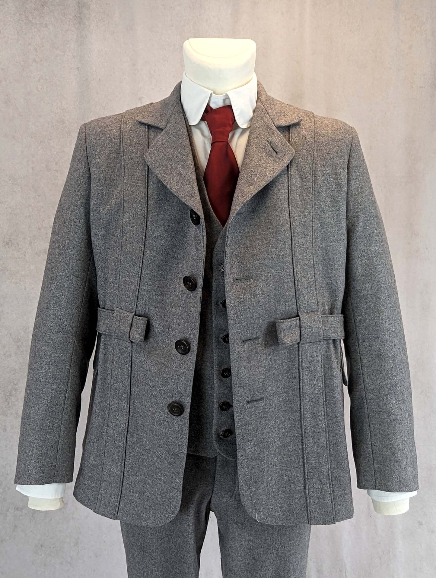 #0416 Mens Victorian Edwardian Norfolk Jacket Sewing Pattern Size US 34-56 (EU 44-66) Paper Pattern