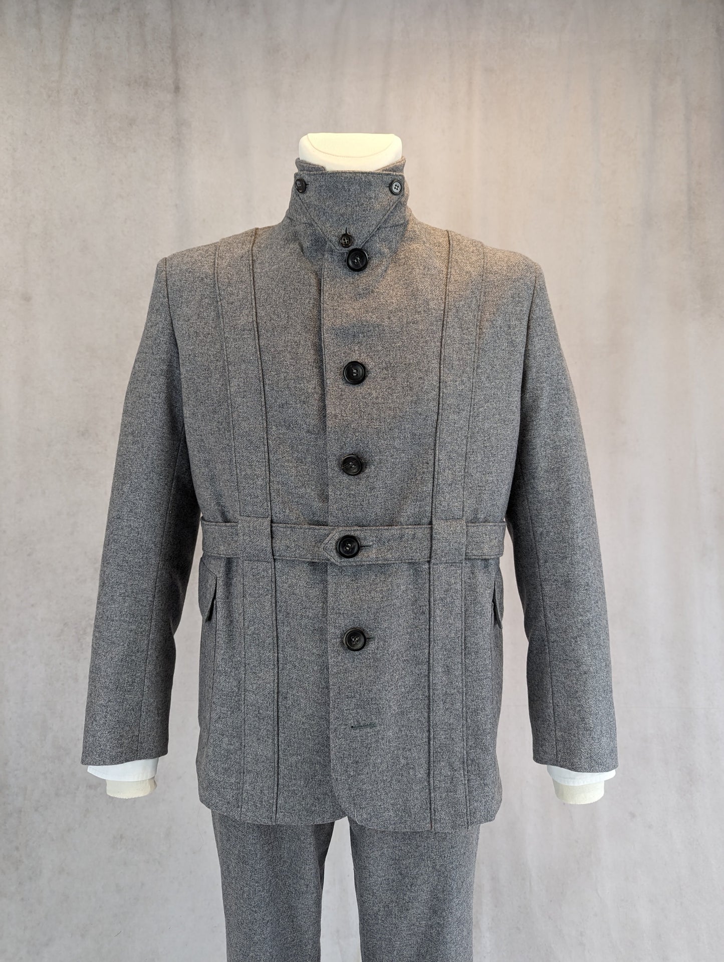 #0416 Mens Victorian Edwardian Norfolk Jacket Sewing Pattern Size US 34-56 (EU 44-66) Paper Pattern