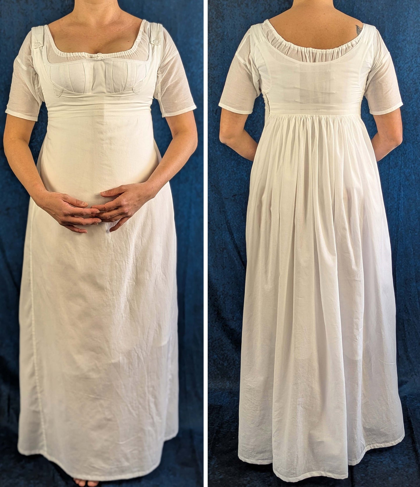 #0125 Regency Underwear incl. Chemise, Corset and Petticoat Sewing Pattern Size US 8-30 (EU 34-56) PDF Download