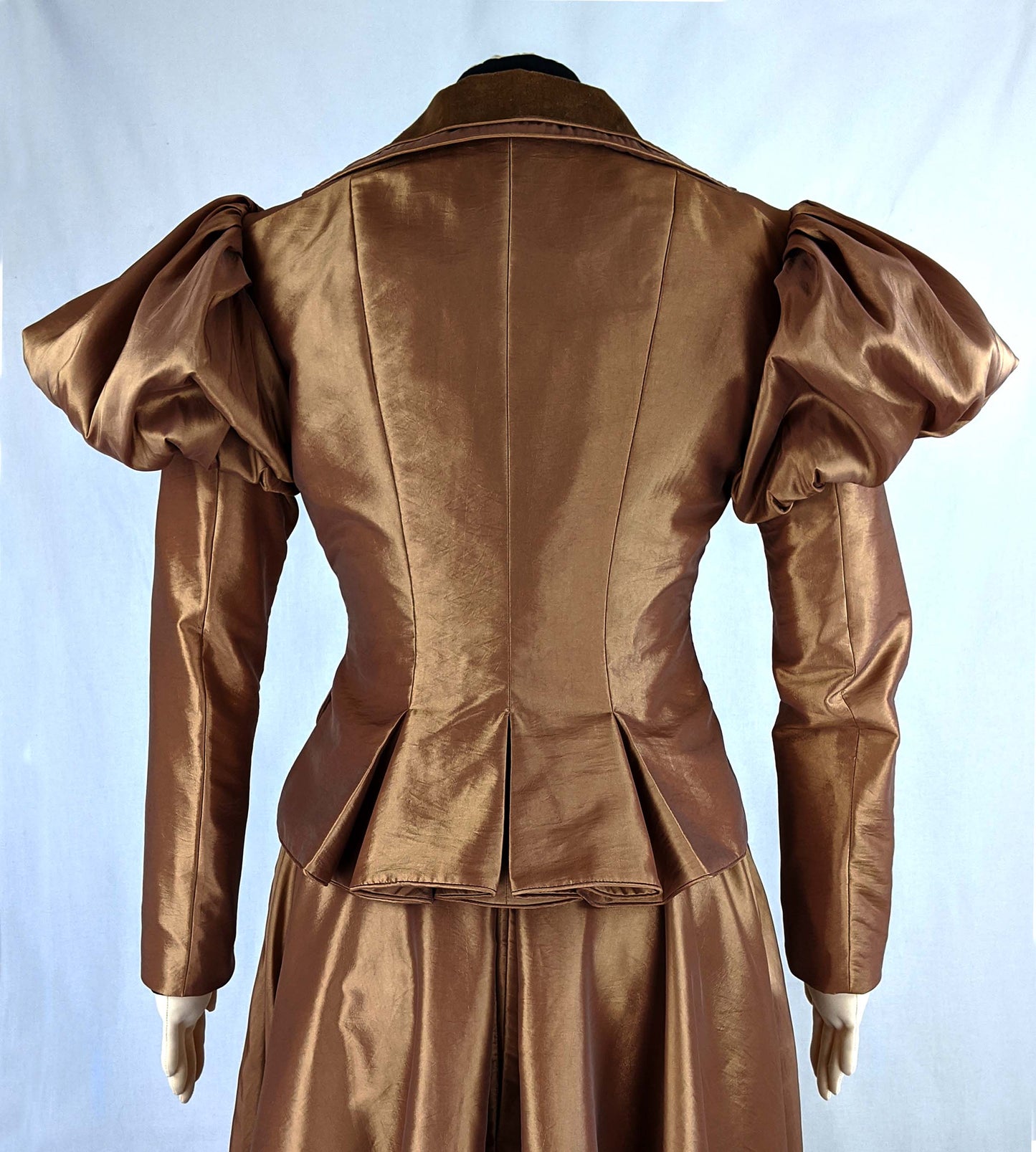 #0120 Edwardianische Jacke mit Puffärmeln um 1890 Schnittmuster Größe EU 34-56 Papierschnittmuster