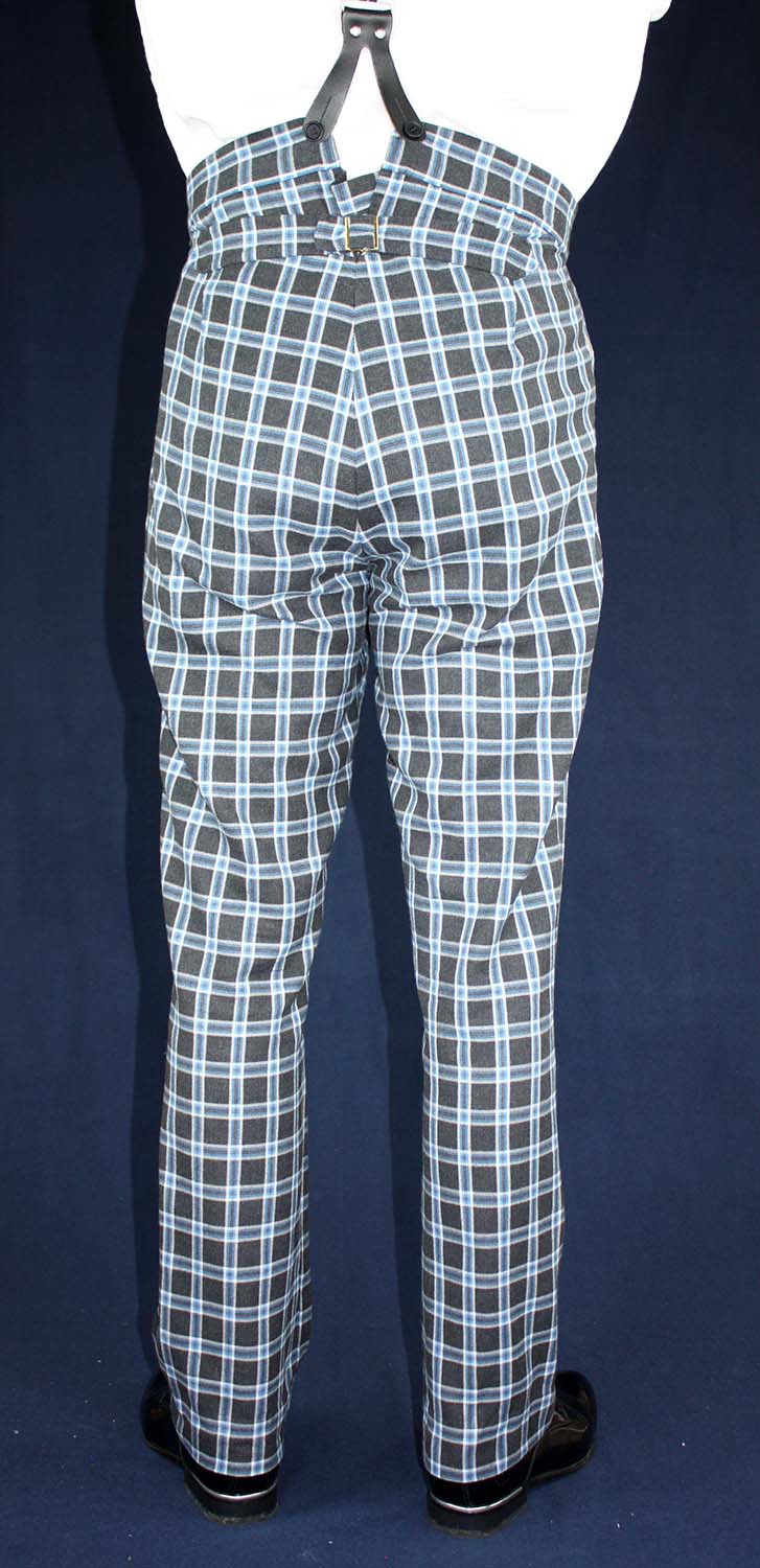 #0218 Mens Trousers 1830 to 1860 with a wide and a tight fitting leg Sewing Pattern Size US 34-56 (EU 44-66) PDF Download