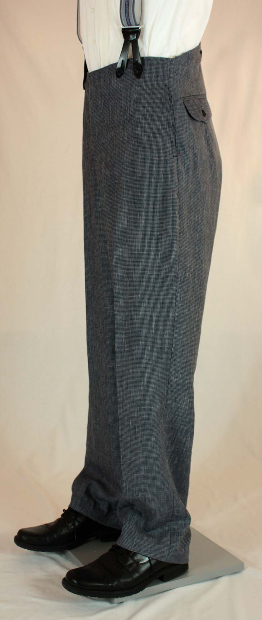 #0716 Viktorianische / Edwardianische Herrenhose (Walking Trousers) von 1870 bis 1910 Schnittmuster Größe EU 44-66 PDF Download