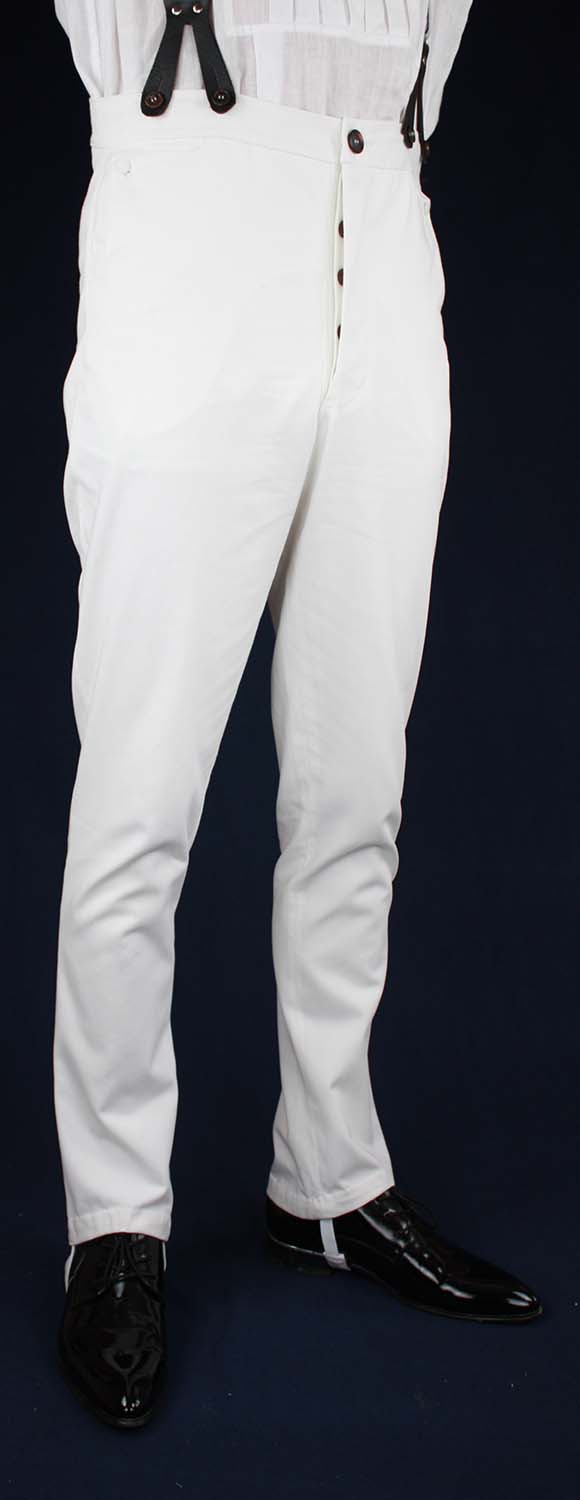 #0218 Mens Trousers 1830 to 1860 with a wide and a tight fitting leg Sewing Pattern Size US 34-56 (EU 44-66) Paper Pattern