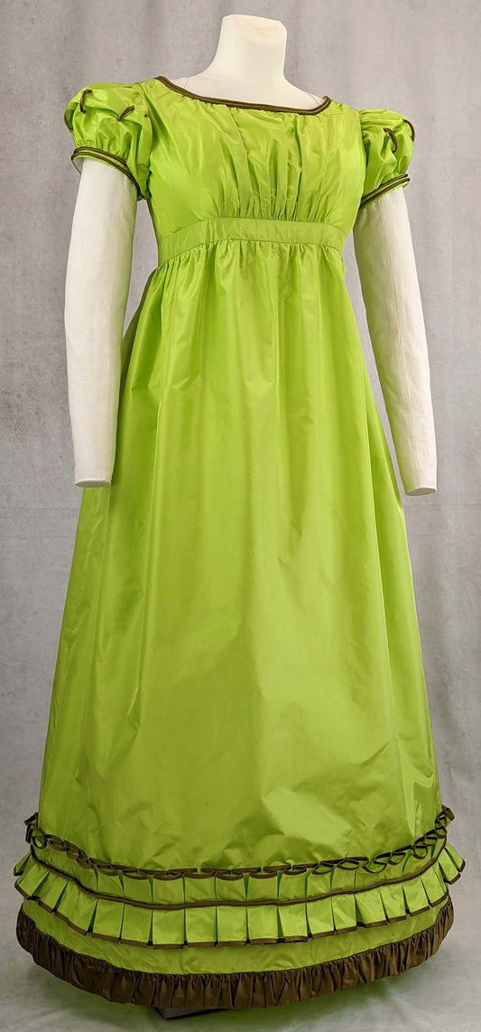 #0422 Empire / Regency evening dress 1810 to 1815 Sewing Pattern Size US 8-30 (EU 34-56) PDF Download