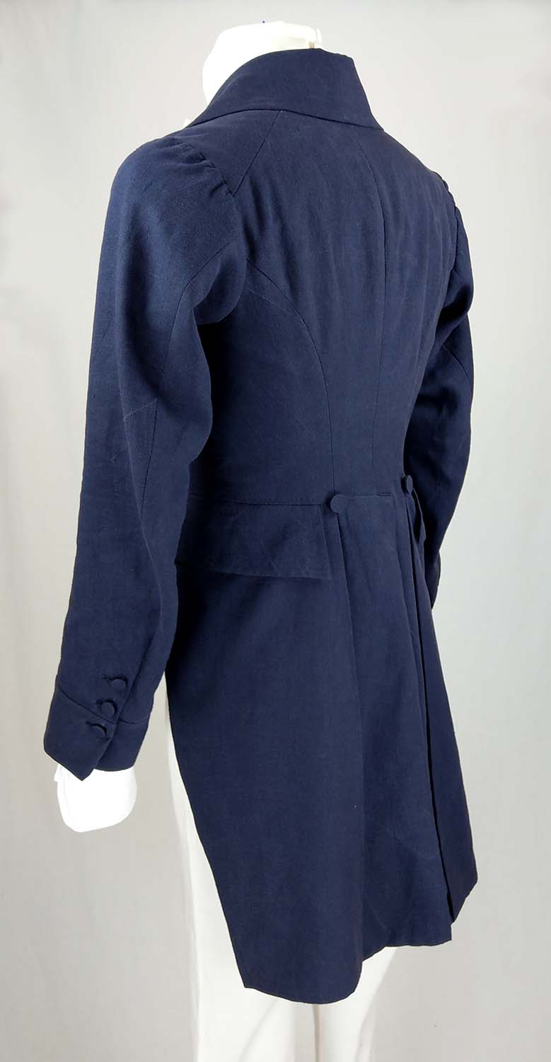 #0517 1830 Tailcoat (linen) sewing pattern Size US 34-56 (EU 44-66) Paper Pattern