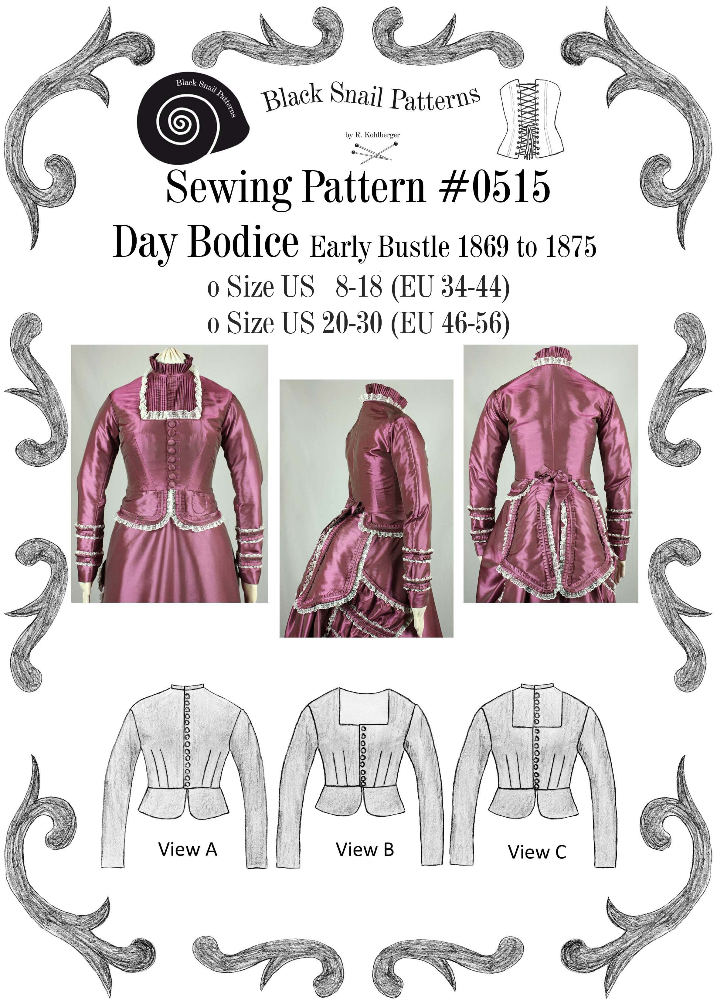 #1115 Victorian Underwear Sewing Pattern Size US 8-30 (EU 34-56) PDF  Download