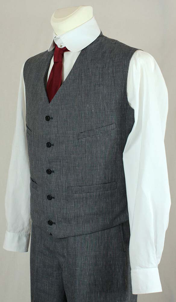 #0516 Victorian Edwardian Mens Waistcoat Sewing Pattern Size US 34-56 (EU 44-66) PDF Download