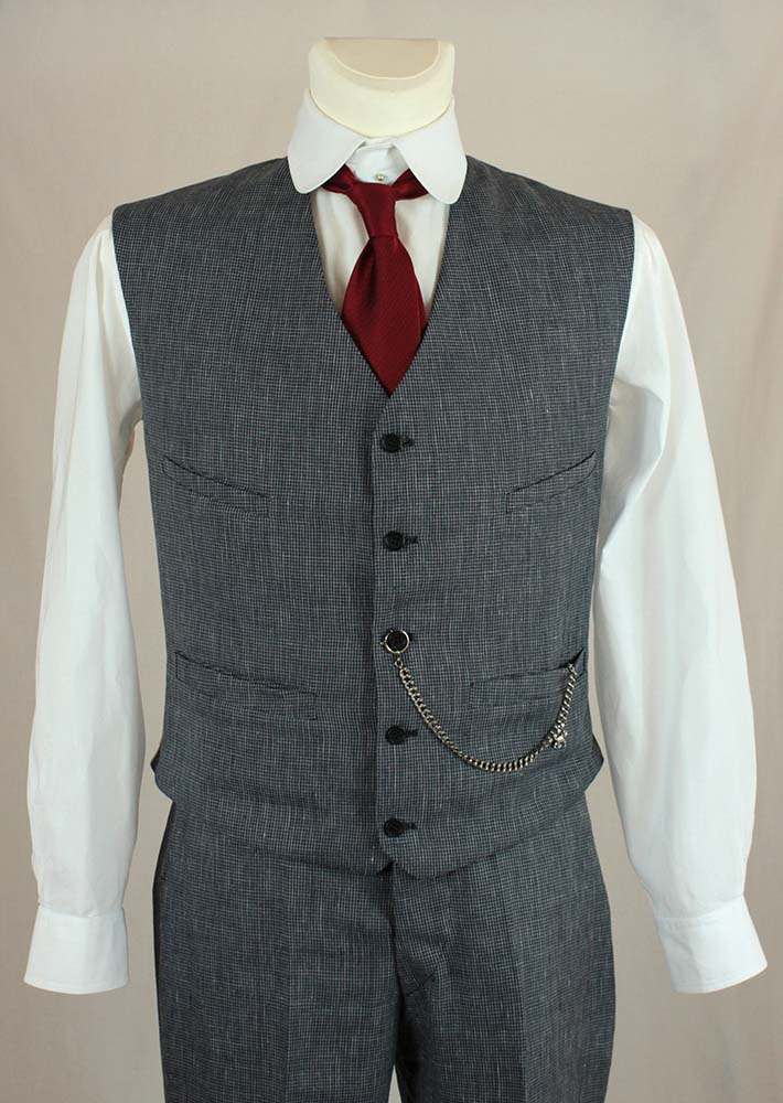 #0516 Victorian Edwardian Mens Waistcoat Sewing Pattern Size US 34-56 (EU 44-66) PDF Download