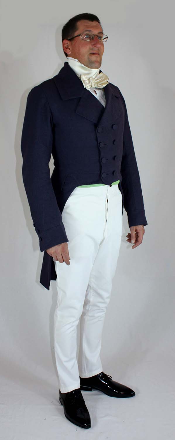 #0517 1830 Tailcoat (linen) sewing pattern Size US 34-56 (EU 44-66) Paper Pattern
