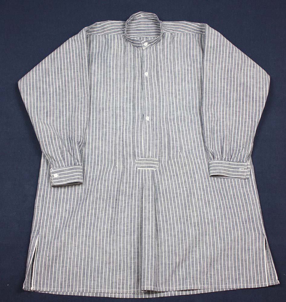 #0118 Mens Shirt and Stock Collar 1830-60 Sewing Pattern Size US 34-56 (EU 44-66) PDF Download