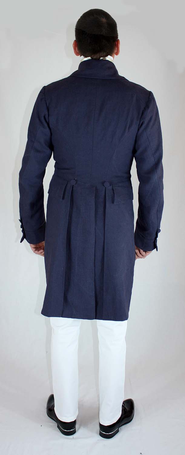 #0517 1830 Tailcoat (linen) sewing pattern Size US 34-56 (EU 44-66) Paper Pattern