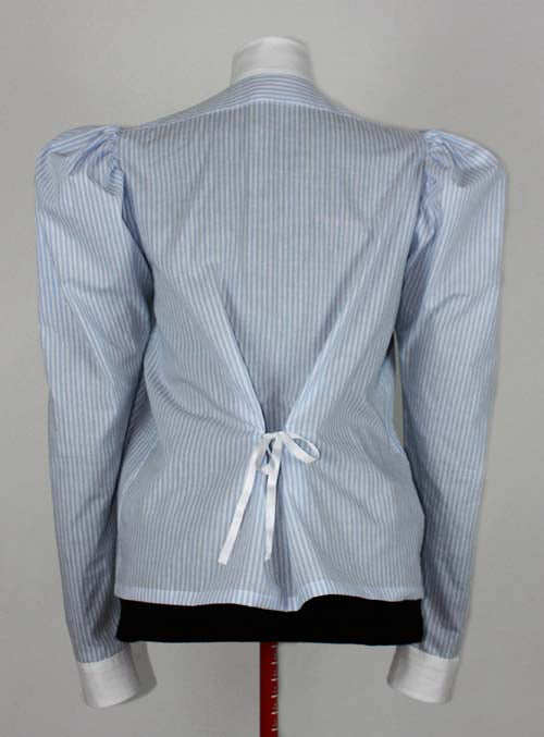 #0314 Edwardian Shirtwaist about 1890 with two collar types Sewing Pattern Size US 8-30 (EU 8-56) Printed Pattern