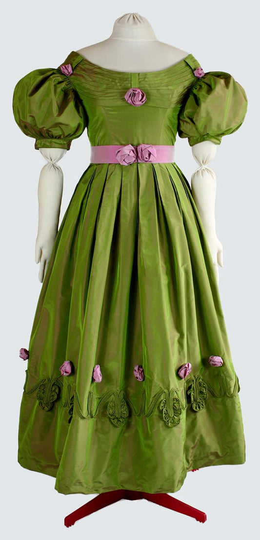 #0317 Biedermeier Evening Dress about 1830 Sewing Pattern Size US 8-30 (EU 34-56) paper pattern