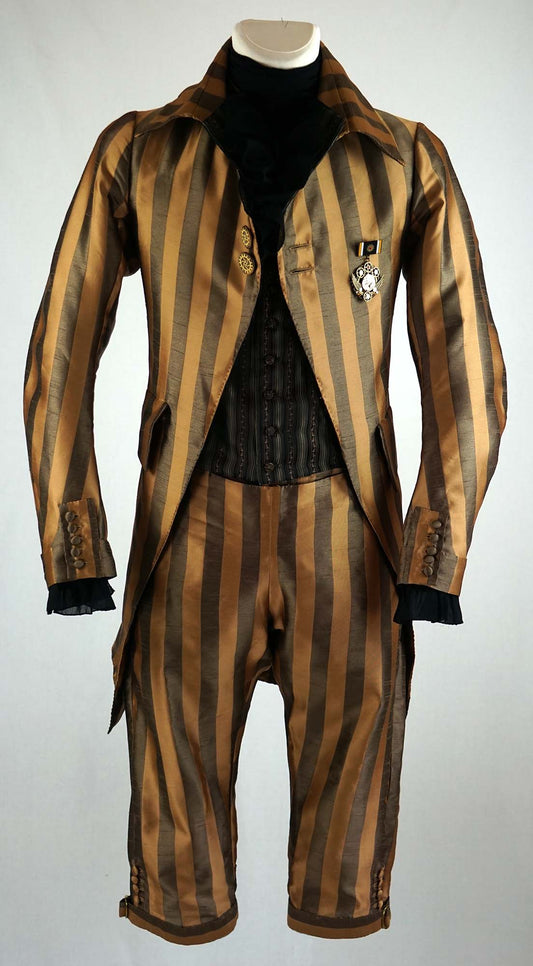 #0619 Georgian Mens Coat about 1790 Sewing Pattern Size US 34-56 (EU 44-66) Printed Pattern