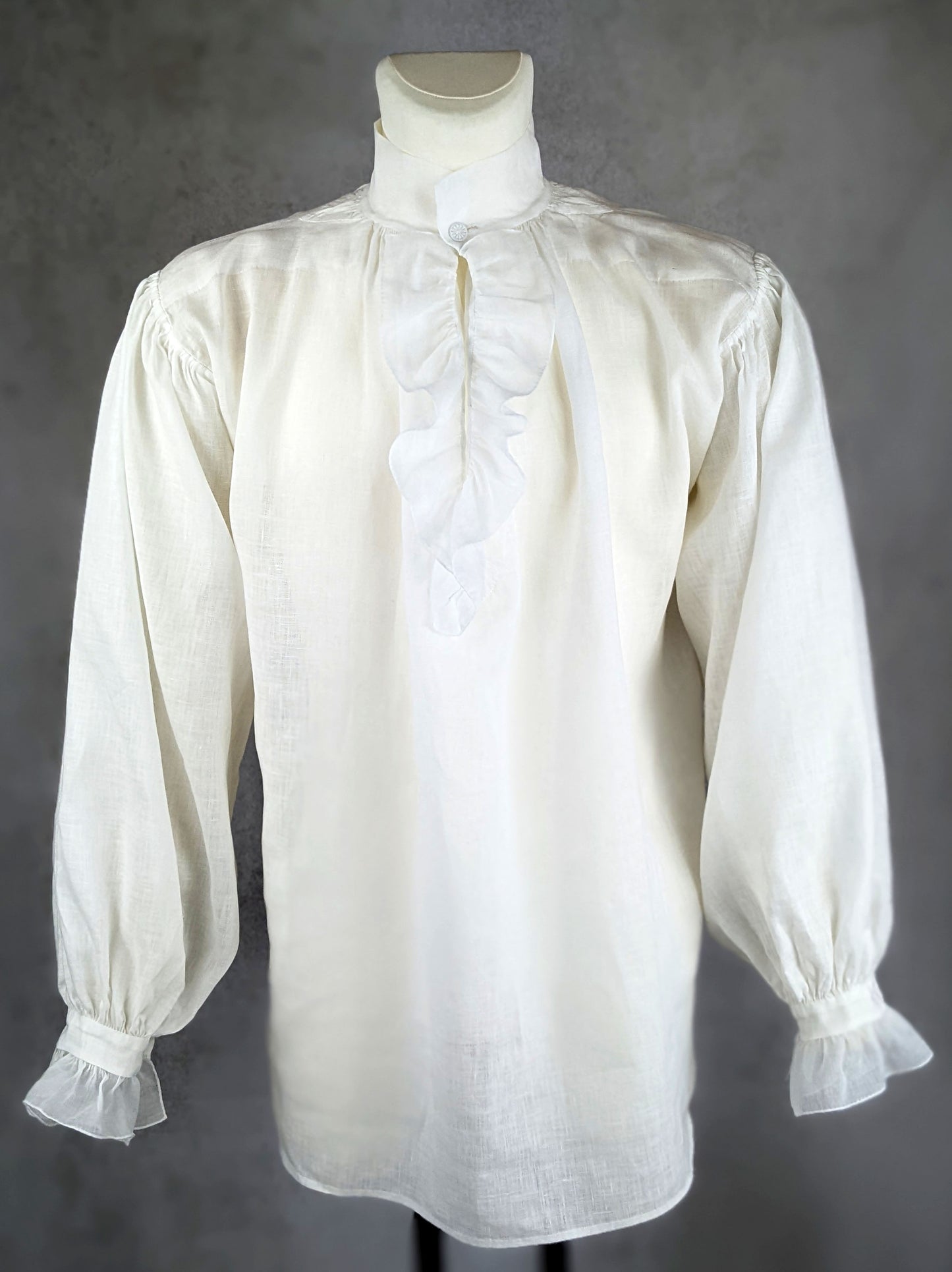 #0521 Georgian Empire Regency Mens Shirt Sewing Pattern Size US 34-56 (EU 44-66) Paper Pattern