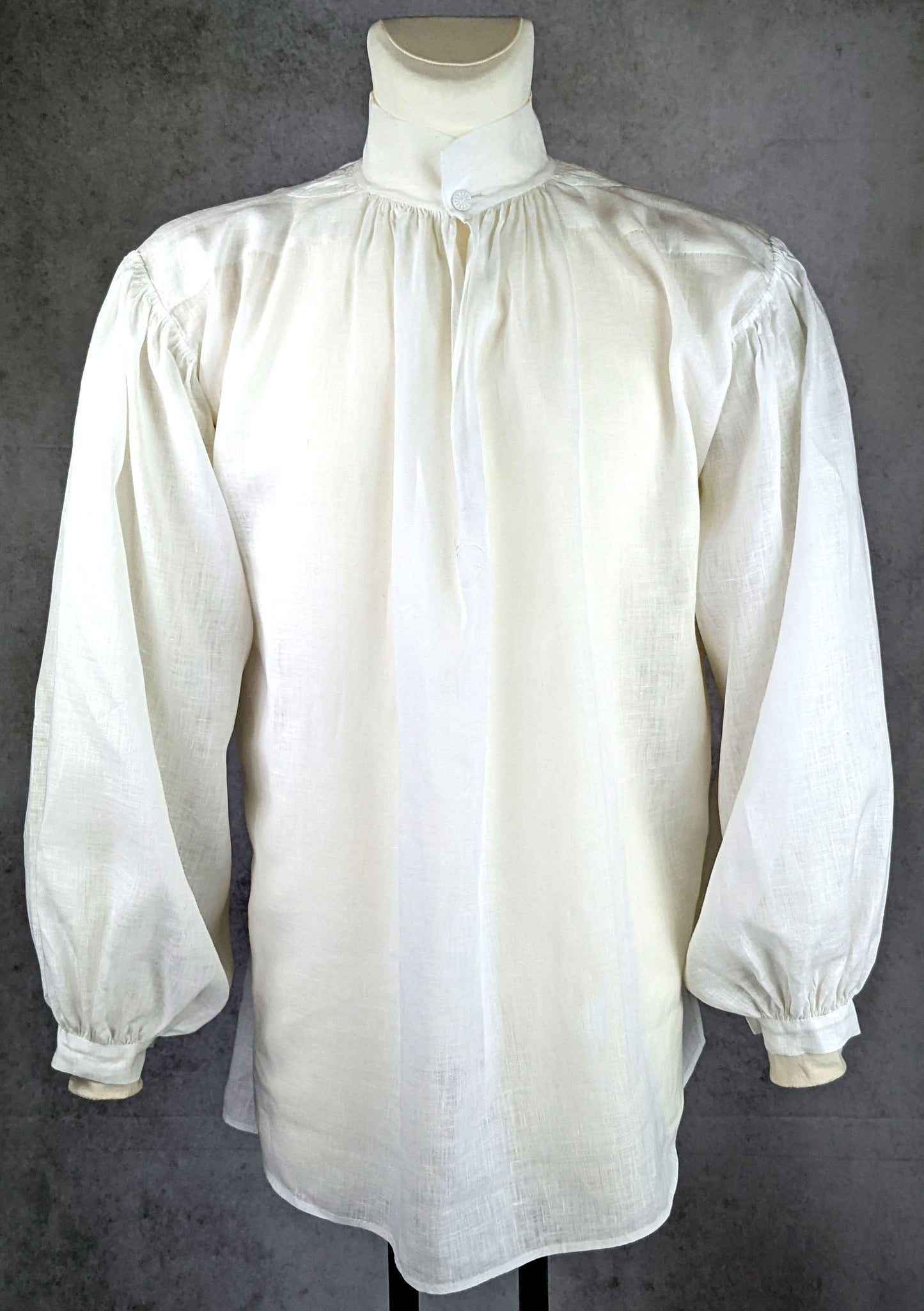 #0521 Georgian Empire Regency Mens Shirt Sewing Pattern Size US 34-56 (EU 44-66) Paper Pattern