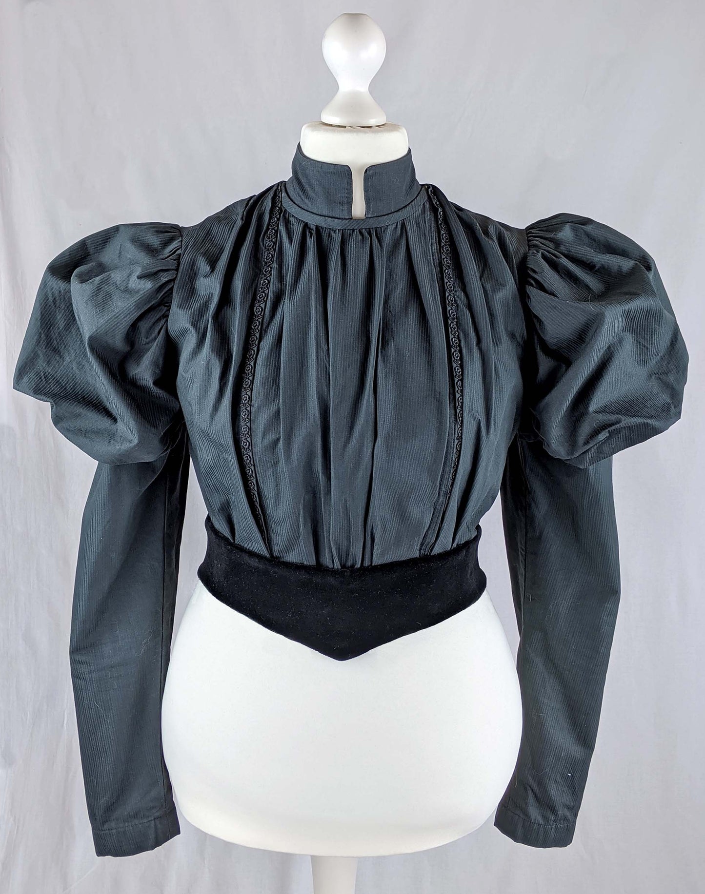#0420 Späte Viktorianische Tagestaille oder Bluse um 1890 Schnittmuster Größe EU 34-56 Papierschnittmuster