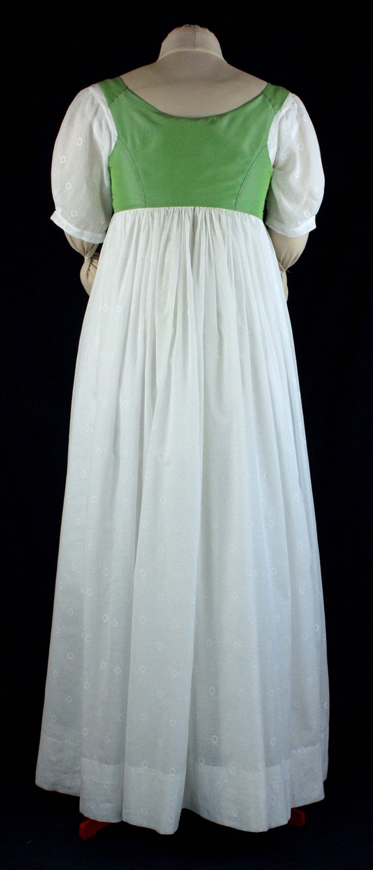 #0119 Empire Kleid mit ärmellosem Spencer 1805 bis 1810 Schnittmuster Größe EU 34-56 Papierschnittmuster