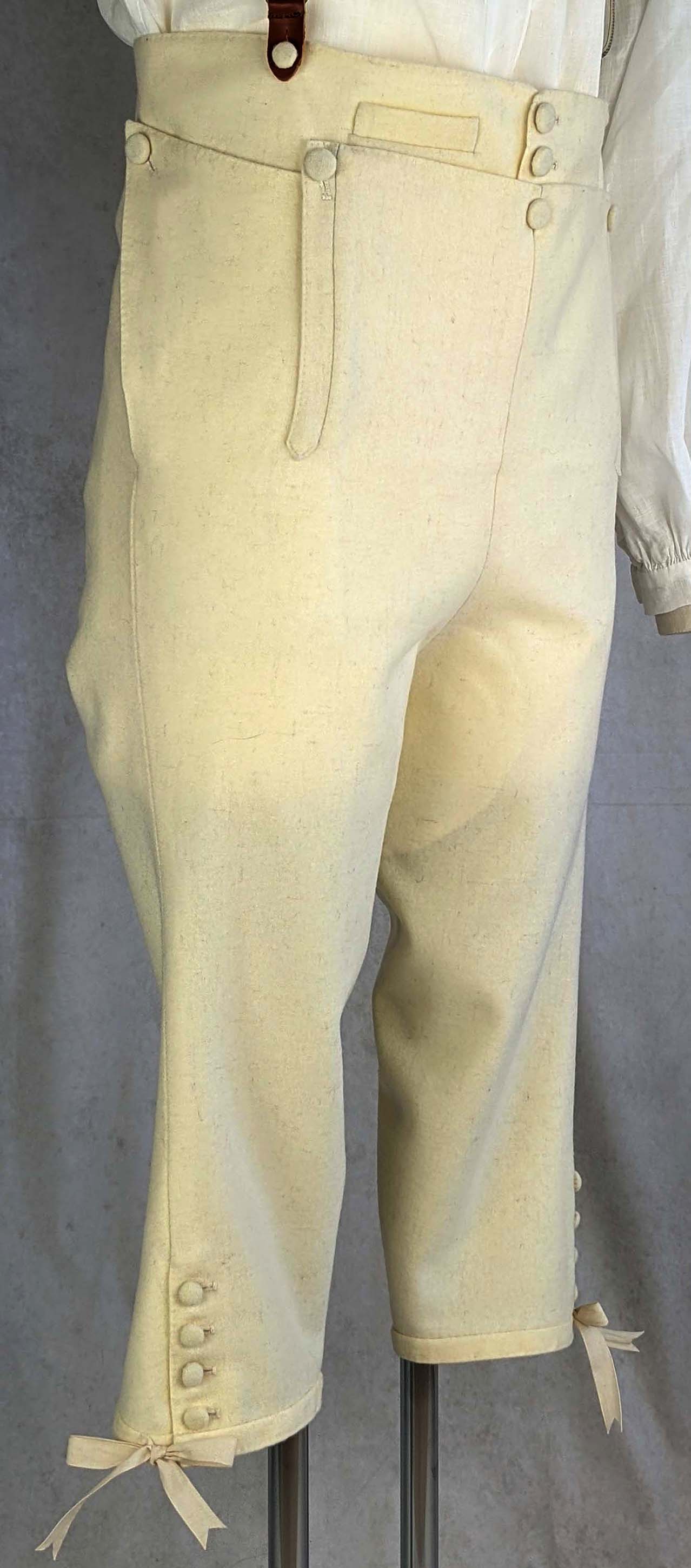 #0222 Empire Regency Mens Breeches around 1800 Sewing Pattern Size US 34-56 (EU 44-66) PDF Download