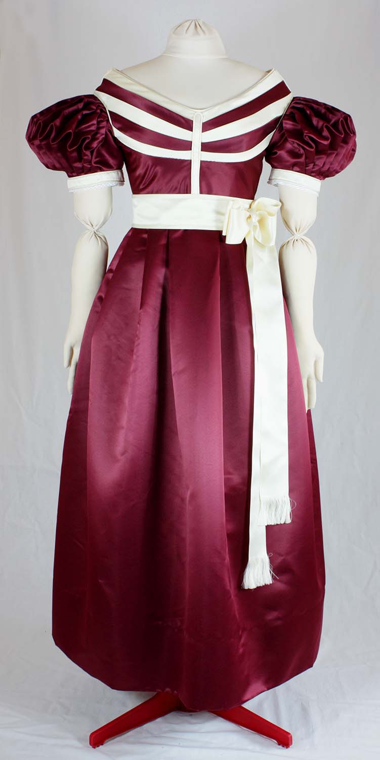 #0317 Biedermeier Abendkleid um 1830 SchnittmusterGrösse EU 34-56 (US 8-30) PDF Download