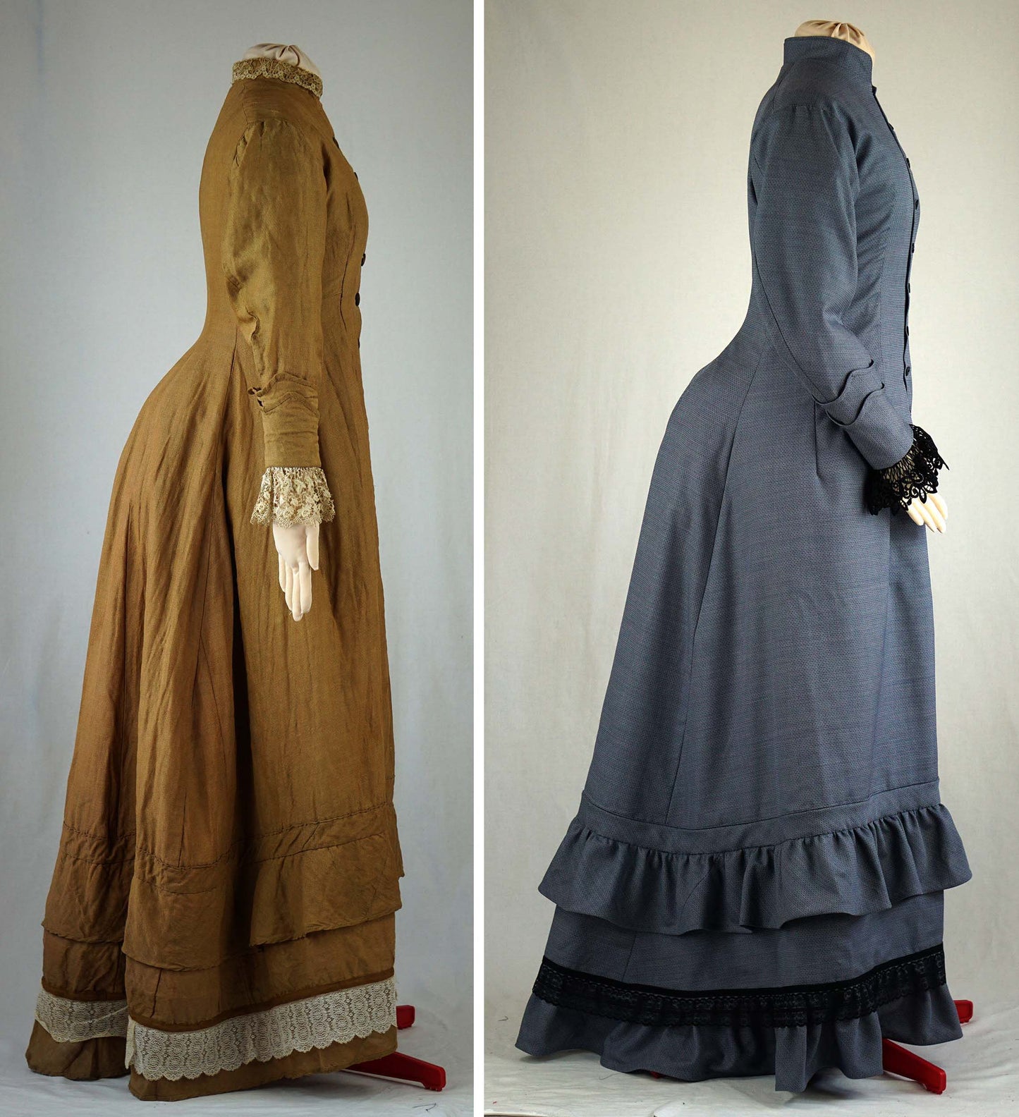 #0919 Viktorianisches Hauskleid (Wrapper) um 1870 Schnittmuster Größe EU 34-56 PDF Download
