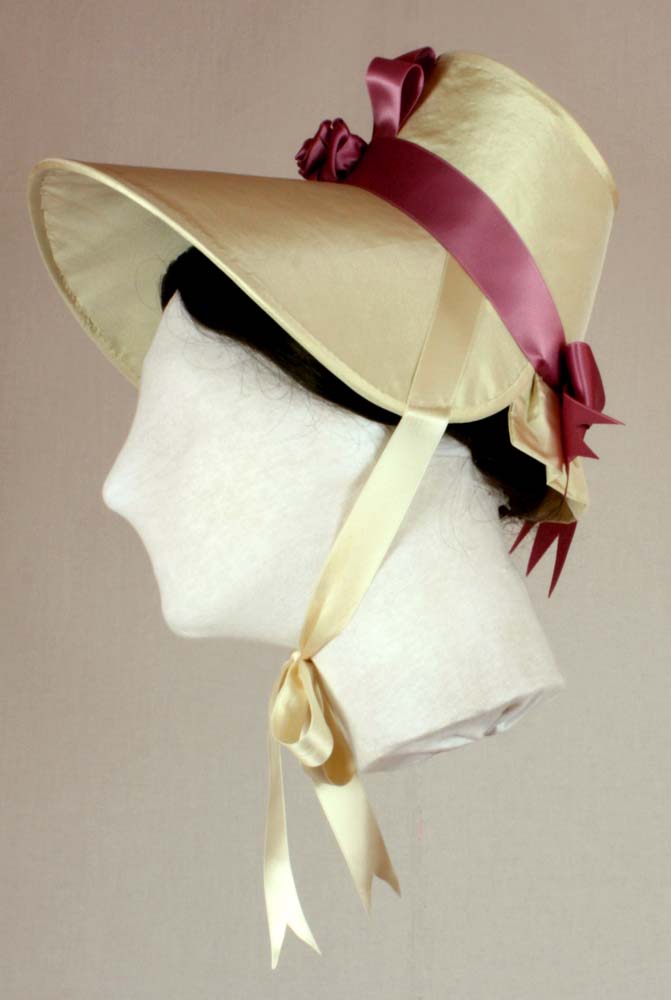 #0615 Romantic Era 1830 Bonnet and Pelerine Sewing Pattern PDF Download
