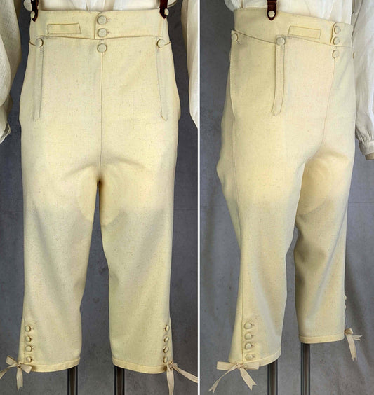 #0222 Empire Regency Men´s Breeches around 1800 sewing pattern Size US 34-56 (EU 44-66) Paper Pattern