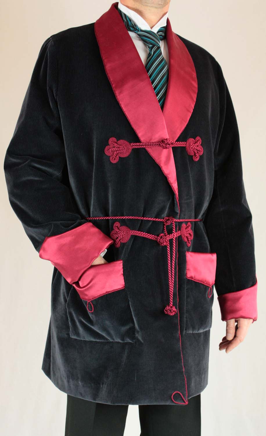 #1215 Men's Smoking Jacket and Fez about 1900 Sewing pattern US 34-56 (EU 44-66) paper pattern