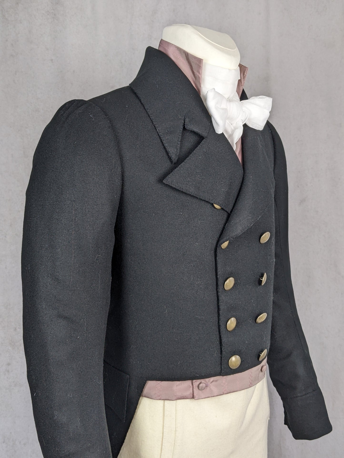 #0322 Empire Regency Mens Tailcoat from 1800 Sewing Pattern Size US 34-56 (EU 44-66) Paper Pattern