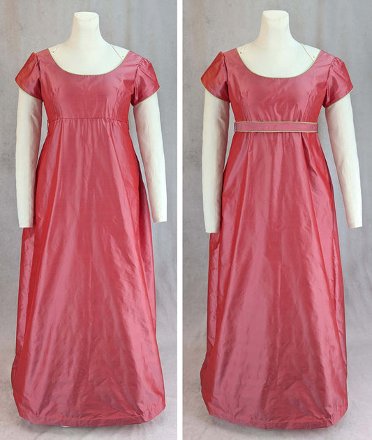 #0223 Regency Kleid mit Tulpenärmeln Schnittmuster Größe EU 34-56 PDF Download
