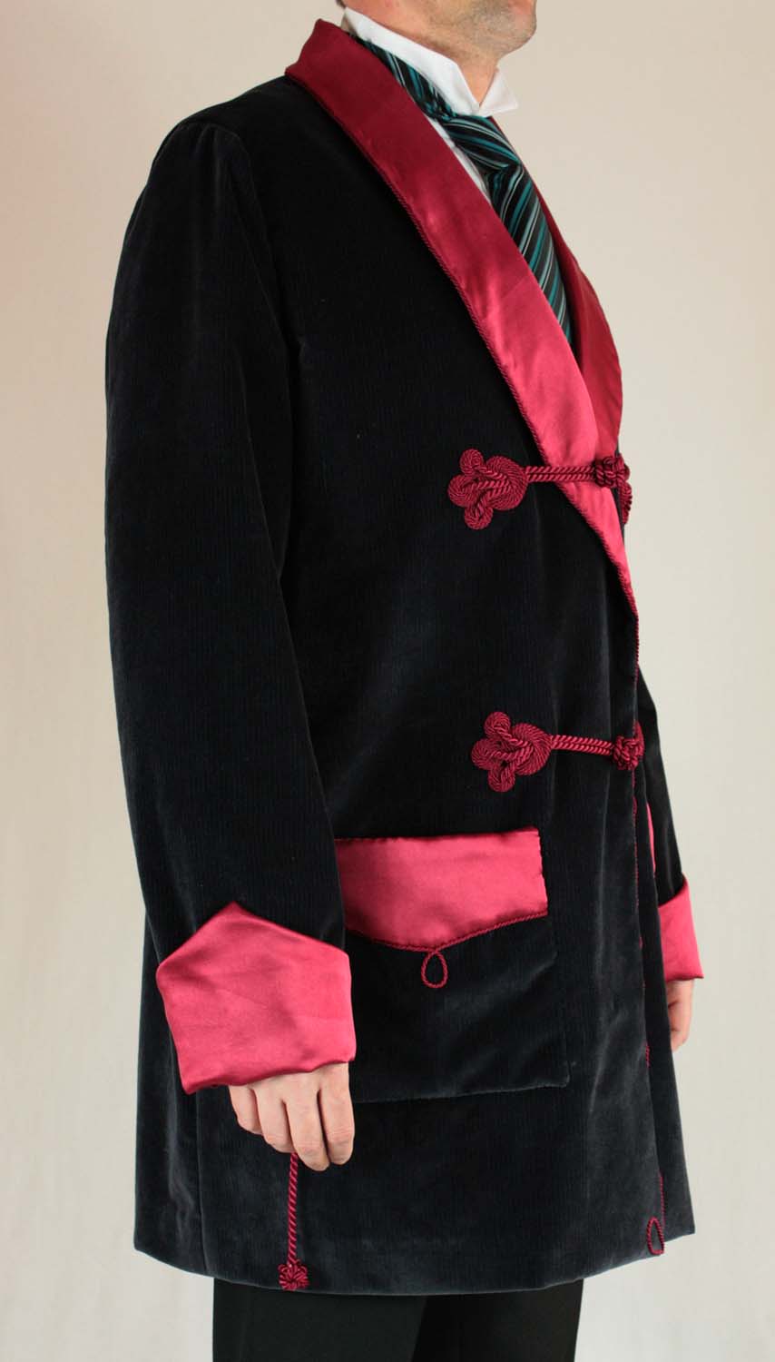 #1215 Mens Smoking Jacket and Fez about 1900 Sewing Pattern Size US 34-56 (EU 44-66) Pdf Download