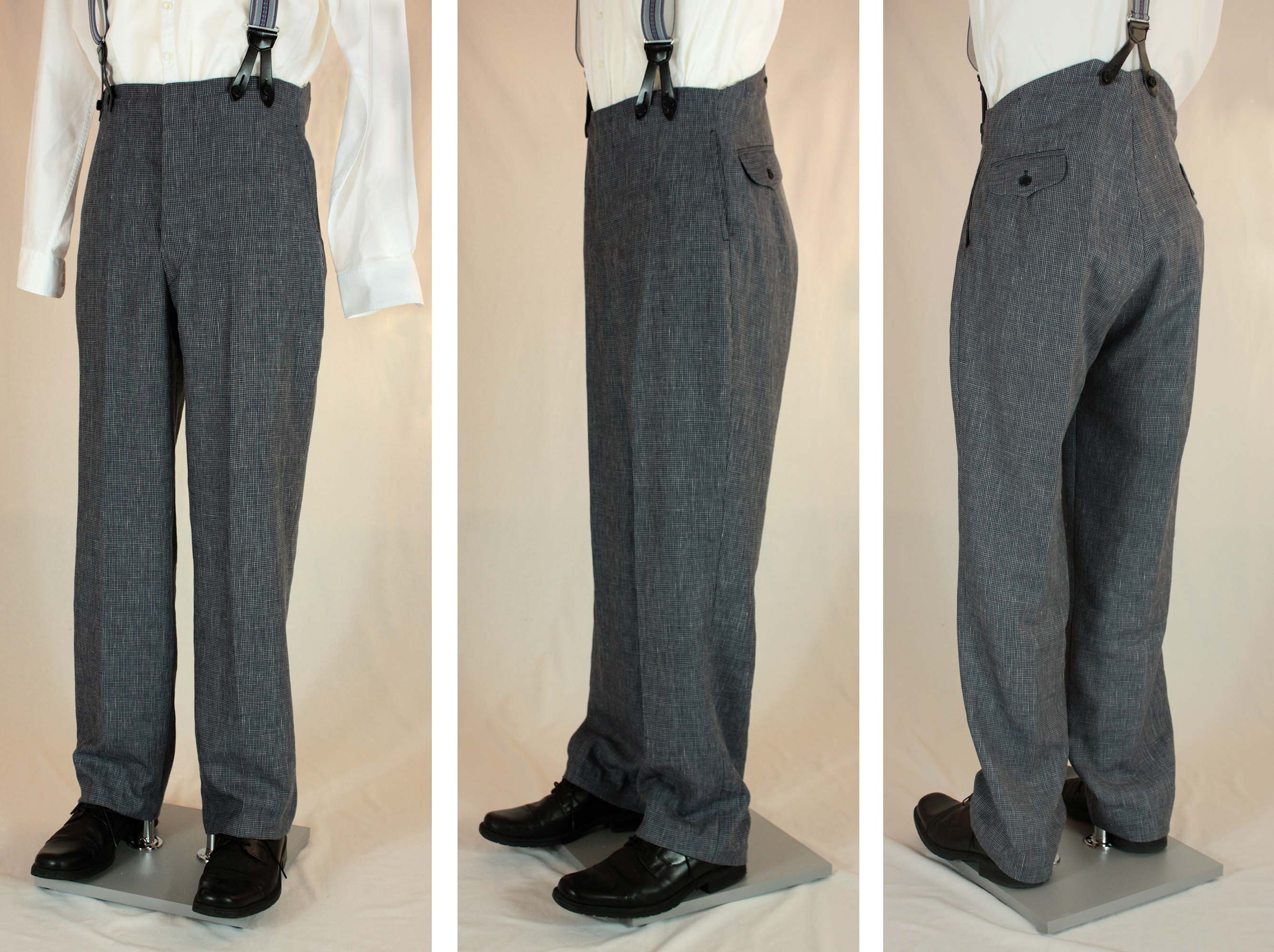 Basic Men's Trouser Block Pattern - Sizes 28-42