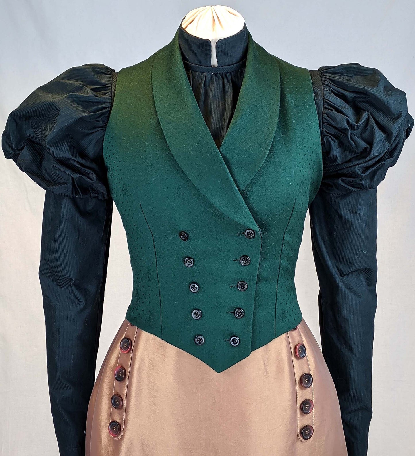#0220 Edwardian Ladies Vests 1890 Sewing Pattern Size US 8-30 (EU 34-56) PDF Download