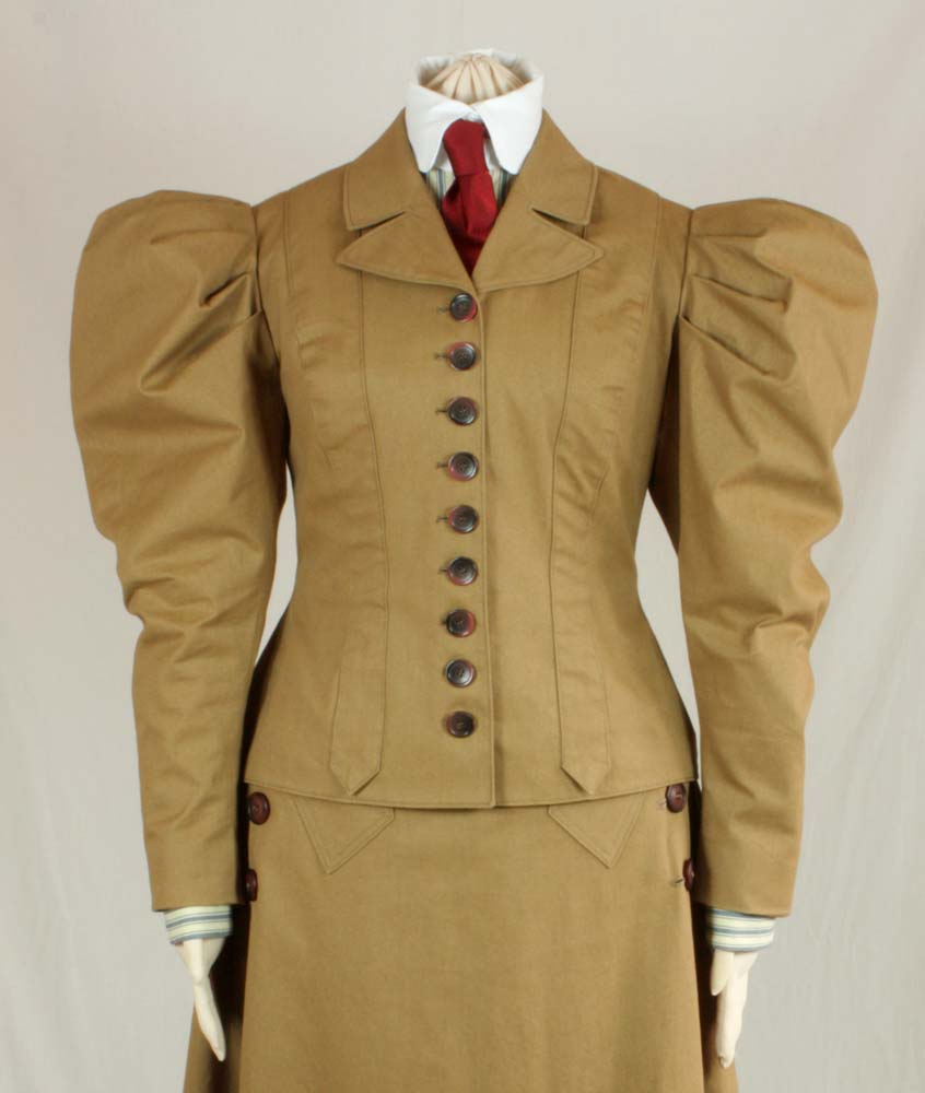 #0715 Edwardianische Jacke um 1895 Schnittmuster Größe EU 34-56 PDF Download