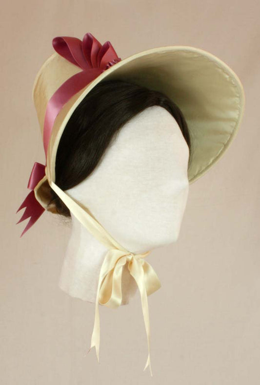 #0615 Romantic Era 1830 Bonnet and Pelerine Sewing Pattern PDF Download