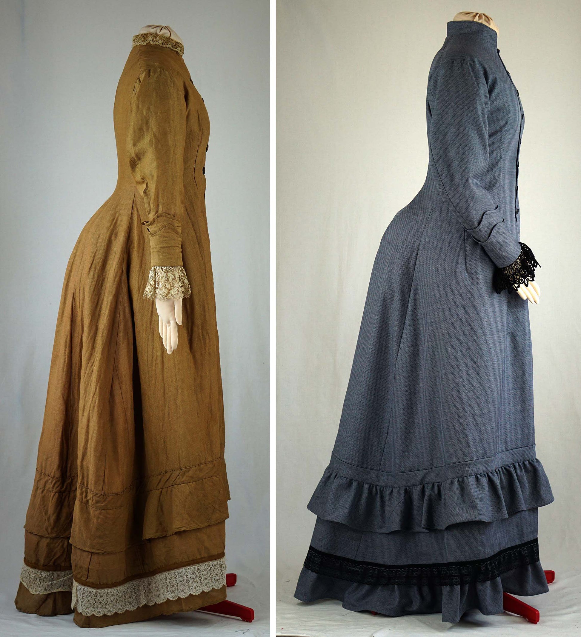 #0919 Victorian Wrapper Dress about 1870 Sewing Pattern Size US 8-30 ...