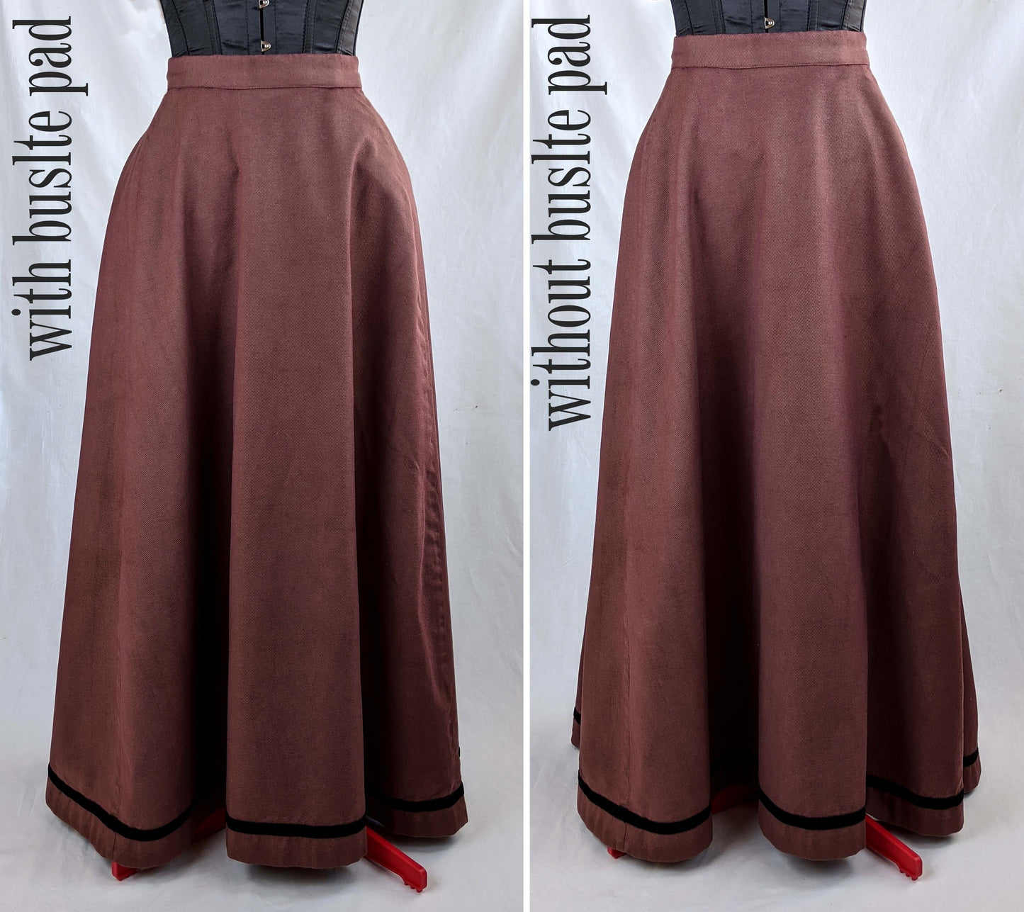 #0414 Edwardian Skirt (Fan-Skirt) worn about 1890 Sewing Pattern Size US 8-30 (EU 34-56) PDF Download