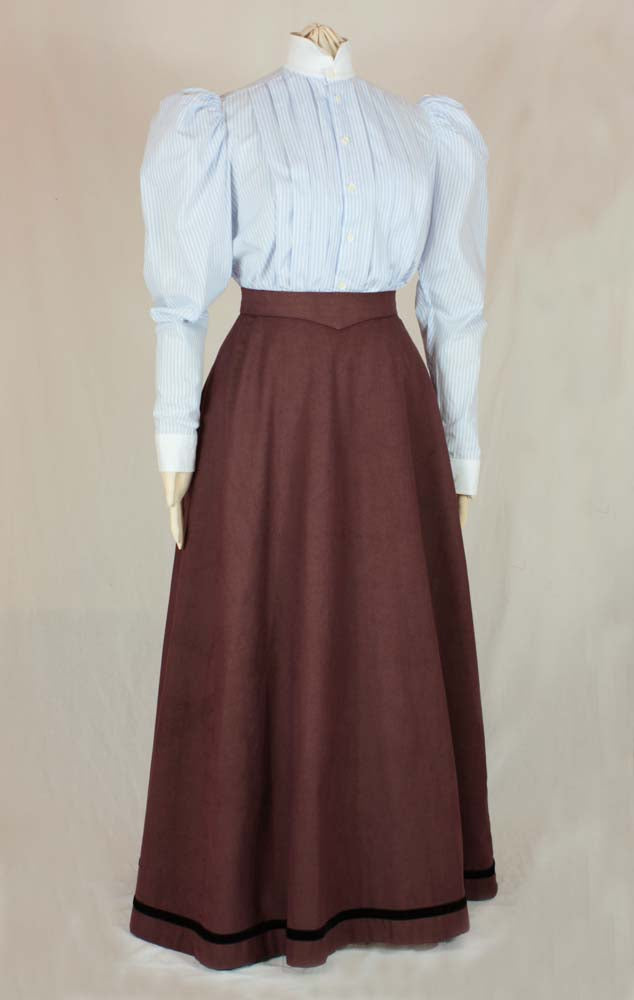 #0414 Edwardian Skirt (Fan-Skirt) worn about 1890 Sewing Pattern Size US 8-30 (EU 34-56) Printed pattern